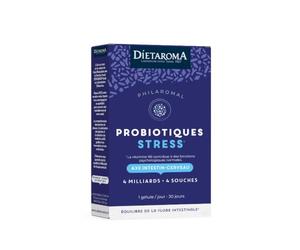 Dietaroma Probiotique Stress Philaromal 4 Souches Bifizen Vitamine B6 Axe Intestin Cerveau 30 Gélules