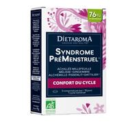 Dietaroma SPM Confort du Cycle Bio, 30 Comprimés, Complément Alimentaire Femme aux 6 Plantes Bio, Gattilier, Mélisse, Achillée, Alchémille, Gingembre et Pissenlit