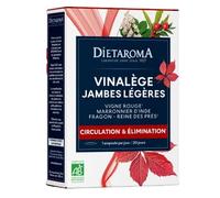 Dietaroma Vinalège jambes légères bio 20 ampoules