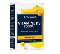Comprimés Vitamine D3 Végétale 2000 UI - Capital Osseux & Immunité - 40 comprimés
