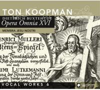 Dieterich Buxtehude Buxtehude: Opera Omnia XVI - Vocal Works - Volume 6 (CD)