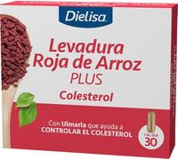 DIETISADIELISA LEVADURA ROJA DE ARROZ PLUS - complément alimentaire sous forme de gélules, recommandé en complément d’une alimentation équilibrée, boîte de 30 gélules et est conçu pour offrir un grand