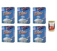 Dietor, my Dietor Zero Calorie, édulcorant naturel 0 kcal, sans gluten, sans aspartame, en poudre, 6 x 200 g + polpa italien gourmet 400 g
