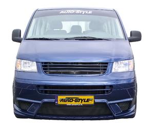 Dietrich Grille sans Logo compatible avec Volkswagen Transporter T5 2003-2010 excl Multivan/Caravelle/Shuttle (ABS)