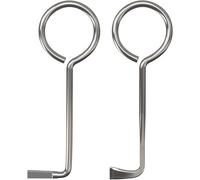 Dietrich - Lot de 2 clés à gorge professionnelles - Pour serrure à gorge - Ouvre presque toutes les portes - Clé universelle pour portes de chambre - Outil d'ouverture de porte - Multicolore