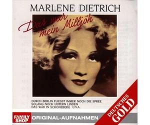 Dietrich, Marlene - Das war mein Milljöh