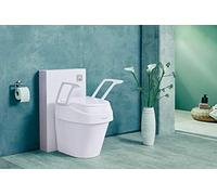 Dietz SmartFix 429112 Rehausseur WC avec accoudoirs Hauteur réglable sur 3 positions Blanc