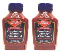 Dietz & Watson, Deli Compliments, Cranberry Honey Mustard, 11oz Bottle (Pack of 2) by Dietz & Watson