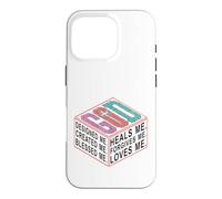 Dieu a conçu, créé, béni, guérit et me pardonne Coque pour iPhone 16 Pro