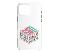 Dieu a conçu, créé, béni, guérit et me pardonne Coque pour iPhone 16 Pro Max
