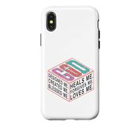 Dieu a conçu, créé, béni, guérit et me pardonne Coque pour iPhone X/XS