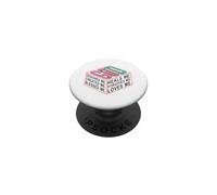 Dieu a conçu, créé, béni, guérit et me pardonne PopSockets PopGrip Adhésif