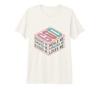 Dieu a conçu, créé, béni, guérit et me pardonne T-Shirt Haut de Gamme