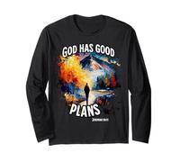 Dieu a de Bons Plans Jérémie 29:11 Manche Longue