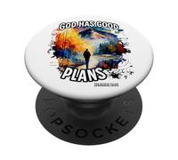 Dieu a de Bons Plans Jérémie 29:11 PopSockets PopGrip Adhésif