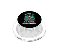 Dieu a Dit Une Fois Chien d'eau Portugais drôle Chiot PopSockets PopGrip pour MagSafe