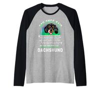Dieu a Dit Une Fois Que Dieu a créé l'amant drôle de Chien Manche Raglan