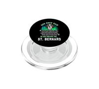 Dieu a Dit Une Fois Que Dieu a créé Le Chiot Saint-Bernard PopSockets PopGrip pour MagSafe