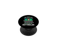 Dieu a Dit Une Fois Que Dieu Avait créé Le Rottweiler PopSockets PopGrip Adhésif