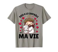 Dieu A Le Contrôle De Ma Vie Jésus Agneau Cœur T-Shirt
