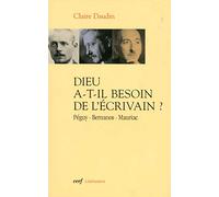 Dieu a-t-il besoin de l'écrivain ?