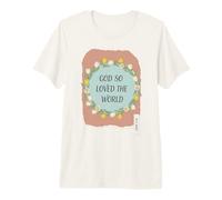 Dieu a Tant aimé Le Monde John 3:16 Christian T-Shirt Haut de Gamme