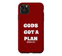 Dieu a Un Plan, Verset biblique Jérémie 29:11 Coque pour iPhone 11 Pro Max