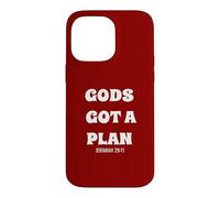 Dieu a Un Plan, Verset biblique Jérémie 29:11 Coque pour iPhone 14 Pro Max