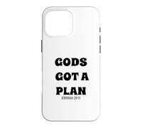 Dieu a Un Plan, Verset biblique Jérémie 29:11 Coque pour iPhone 16 Pro Max