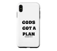 Dieu a Un Plan, Verset biblique Jérémie 29:11 Coque pour iPhone XS Max