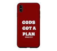 Dieu a Un Plan, Verset biblique Jérémie 29:11 Coque pour iPhone XS Max