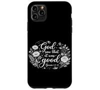 Dieu a vu Que c'était Bon Genèse 1:31 Bible de la Foi chrétienne Coque pour iPhone 11 Pro Max