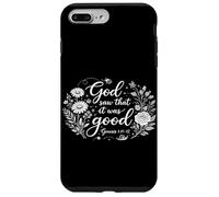 Dieu a vu Que c'était Bon Genèse 1:31 Bible de la Foi chrétienne Coque pour iPhone 7 Plus/8 Plus