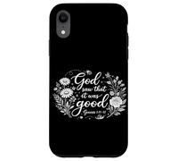 Dieu a vu Que c'était Bon Genèse 1:31 Bible de la Foi chrétienne Coque pour iPhone XR