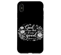 Dieu a vu Que c'était Bon Genèse 1:31 Bible de la Foi chrétienne Coque pour iPhone XS Max