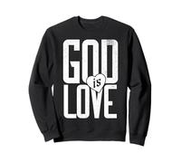 Dieu Aime la Foi catholique Sweatshirt