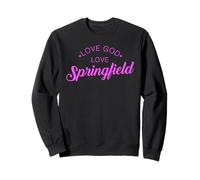 Dieu Aime Springfield Illinois Rétro Lincoln Vintage Chicago Sweatshirt