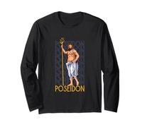 Dieu antique avec trident - Poseidon Manche Longue