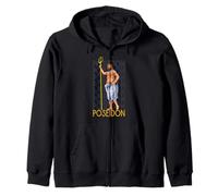 Dieu antique avec trident - Poseidon Sweat à Capuche