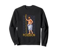 Dieu antique avec trident - Poseidon Sweatshirt