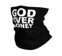 Dieu Au-Dessus De l'argent Unisexe Bandeau Anti-Solaire Cache Cou Douce Tour De Cou pour Cyclisme Pêche Moto Golf