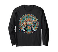 Dieu aztèque Tezcatlipoca et histoire maya ancienne léopard Manche Longue