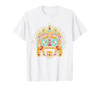 Dieu aztèque Tlaloc Mythologie Maya Déité Patrimoine Mexicain T-Shirt Graphique avec Valeur