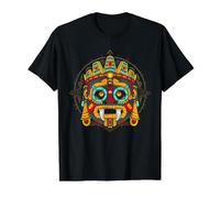Dieu aztèque Tlaloc Mythologie Maya Déité Patrimoine Mexicain T-Shirt Graphique avec Valeur