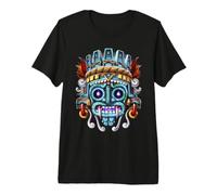 Dieu aztèque Tlaloc Mythologie Maya Mexicaine T-Shirt Haut de Gamme