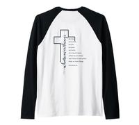 DIEU BÉNISSE LA BIBLE, BÉNÉDICTION D'UNE FAMILLE AMÉRICAINE, ILLUSTRATION AU DOS Manche Raglan