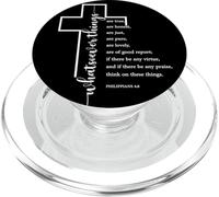 DIEU BÉNISSE LA BIBLE, BÉNÉDICTION D'UNE FAMILLE AMÉRICAINE, ILLUSTRATION AU DOS PopSockets PopGrip pour MagSafe