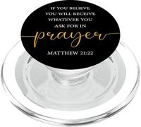 DIEU BÉNISSE LA BIBLE, BÉNÉDICTION D'UNE FAMILLE AMÉRICAINE, ILLUSTRATION AU DOS PopSockets PopGrip pour MagSafe