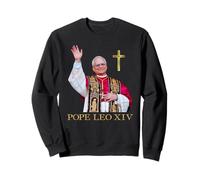 Dieu bénisse la Foi de l'Église catholique du Premier Pape américain LÉON XIV Sweatshirt