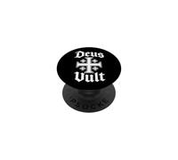 Dieu catholique Veut - Croix de Jérusalem PopSockets PopGrip Adhésif
